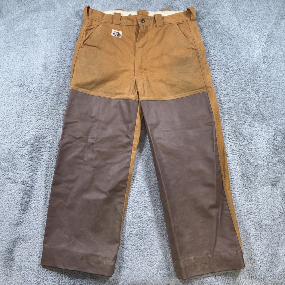 Mens Vintage Hunting And Brush Pants Sz 36x 27, Researched Late 1950's Era Pants